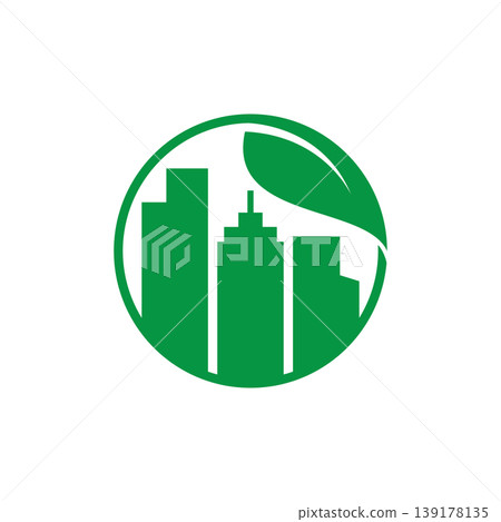 Green city icon 139178135