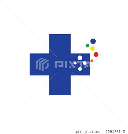 Medical Cross illustration Logo template Medical Cross illustration Logo template 139178145
