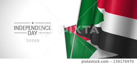 Sudan happy independence day greeting card, banner vector illustration Sudan happy independence day greeting card, banner vector illustration 139178470