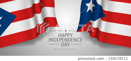 Puerto Rico happy independence day greeting card, banner with template text vector illustration Puerto Rico happy independence day greeting card, banner with template text vector illustration 139178511