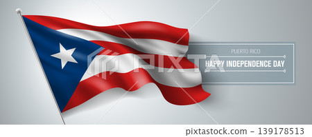 Puerto Rico happy independence day greeting card, banner vector illustration Puerto Rico happy independence day greeting card, banner vector illustration 139178513
