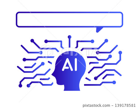Generating AI, Artificial Intelligence, Chatbot, AI Chat, Speech Bubble, Technology, DX, Digital, Hi Generating AI, Artificial Intelligence, Chatbot, AI Chat, Speech Bubble, Technology, DX, Digital, Hi 139178581