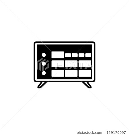 Smart TV Media Display Icon 139179997