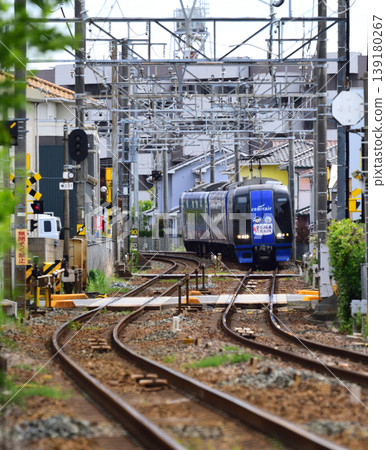 Blue and white inverted color μ Limited Express Blue and white inverted color μ Limited Express 139180267