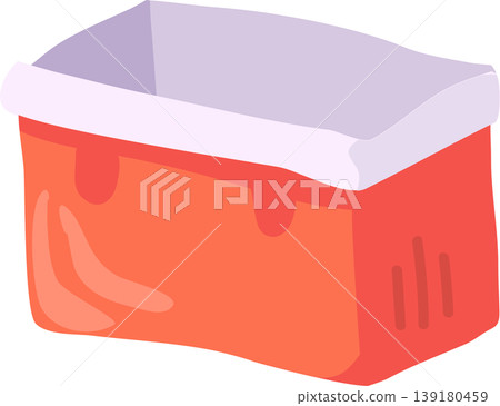 plastic container. a food container box with open top plastic container. a food container box with open top 139180459