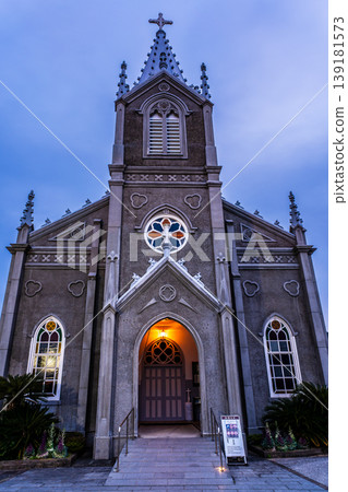 The Dawn at Sakitsu Church [Amakusa City, Kumamoto Prefecture] 139181573