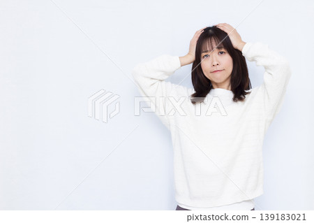 Worried, woman, lady Worried, woman, lady 139183021