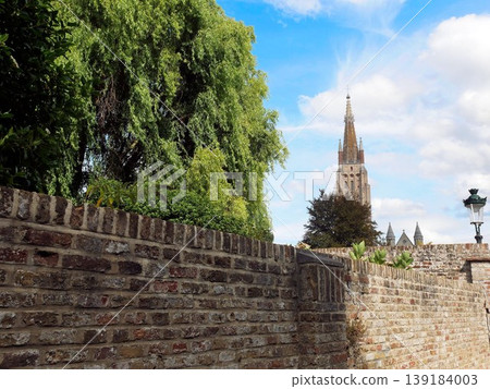 Beguinage Brick Wall Beguinage Brick Wall 139184003