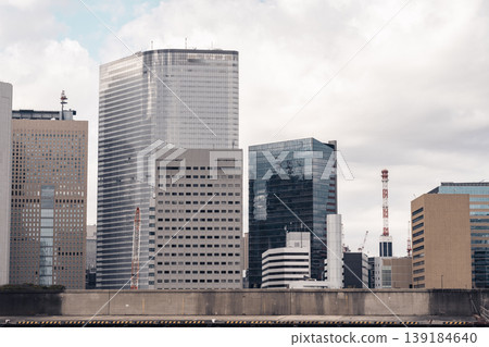 從東京都市觀光船上看到的東京景色 139184640