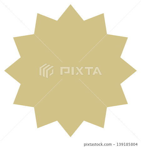 Jagged round frame Jagged round frame 139185804