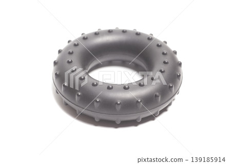 Wrist expander isolated on white background. Wrist expander isolated on white background. 139185914