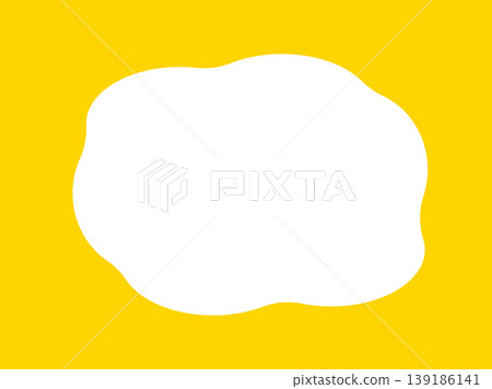 Soft, fluffy cloud frame, yellow, cute background, text space Soft, fluffy cloud frame, yellow, cute background, text space 139186141