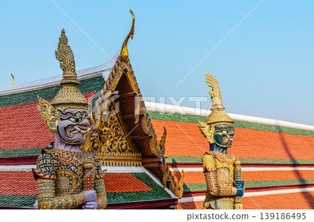 Wat Phra Kaew, Temple of the Emerald Buddha, Bangkok, Thailand 139186495