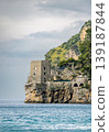 Ancient Torre di Clavel (Clavel Tower) on a Cliff in Positano, Italy 139187844