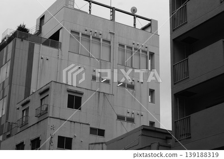 Monochrome building background (Registered April 2026) 139188319