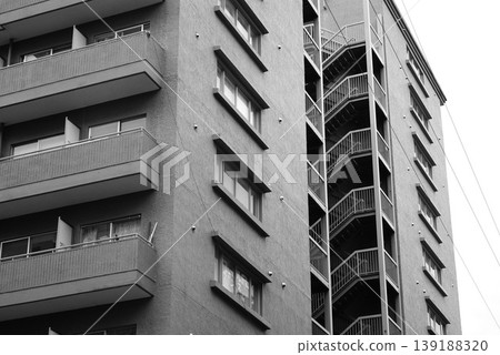 Monochrome building background (Registered April 2026) 139188320