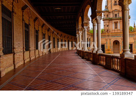The stunning Plaza de Espana, Seville 139189347