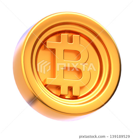 Bitcoin Glossy 3D Crypto Icon for UI Dashboard, SaaS Landing Page, Web3 Presentation Bitcoin Glossy 3D Crypto Icon for UI Dashboard, SaaS Landing Page, Web3 Presentation 139189529