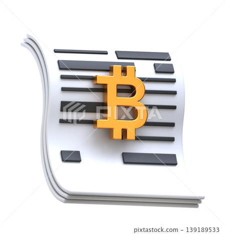 Bitcoin Whitepaper Glossy 3D Crypto Icon for UI Dashboard, SaaS Landing Page, Web3 Presentation Bitcoin Whitepaper Glossy 3D Crypto Icon for UI Dashboard, SaaS Landing Page, Web3 Presentation 139189533