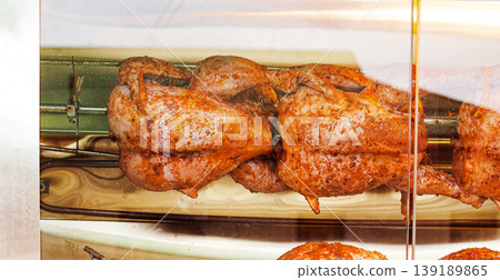 Grilled Chicken Cooking Process 139189865