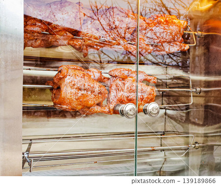 Grilled Chicken Cooking Process 139189866