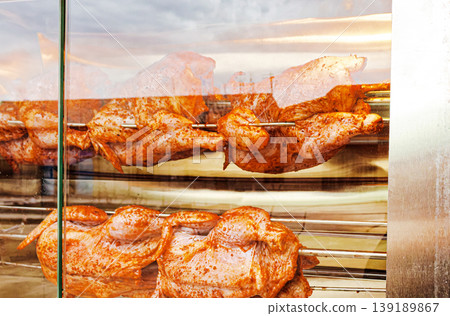Grilled Chicken Cooking Process 139189867