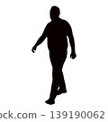 a man body silhouette vector 139190062
