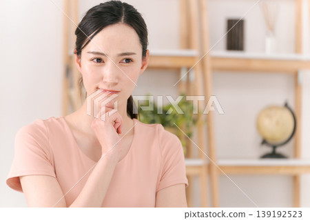 Women struggling with sportswear 139192523