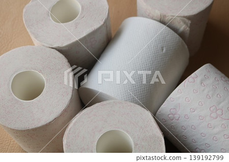 Lots of double-ply toilet paper Lots of double-ply toilet paper 139192799