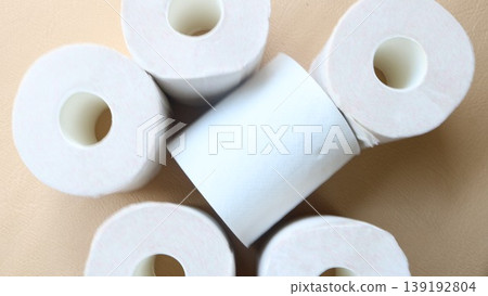 Lots of double-ply toilet paper Lots of double-ply toilet paper 139192804