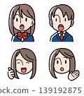 A set of icon illustrations featuring male and female facial expressions and poses, suitable for student Q&A sessions and guidance. A set of icon illustrations featuring male and female facial expressions and poses, suitable for student Q&A sessions and guidance. 139192875