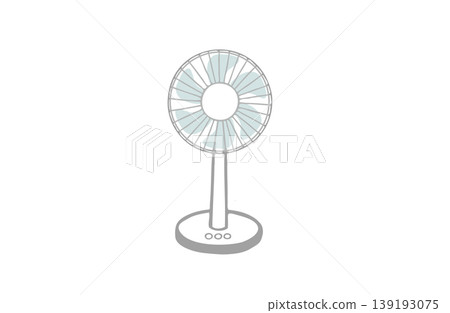 一個簡單的電風扇的插圖 一個簡單的電風扇的插圖 139193075