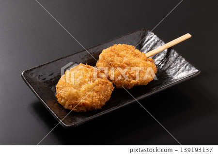Pork fillet cutlet skewers Pork fillet cutlet skewers 139193137