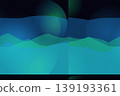 Blue Green Abstract Smooth Wave Background 139193361