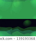Green Minimal Abstract Landscape Wave Background 139193368