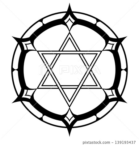 Simple magic circle (black) 139193437