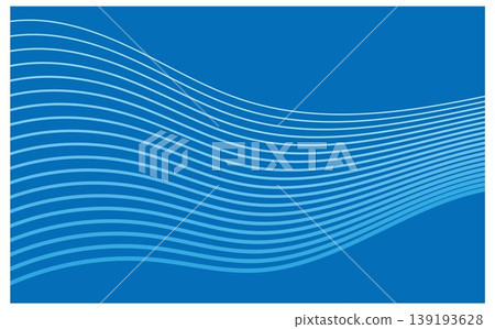 Abstract business background with blue wavy lines Abstract business background with blue wavy lines 139193628