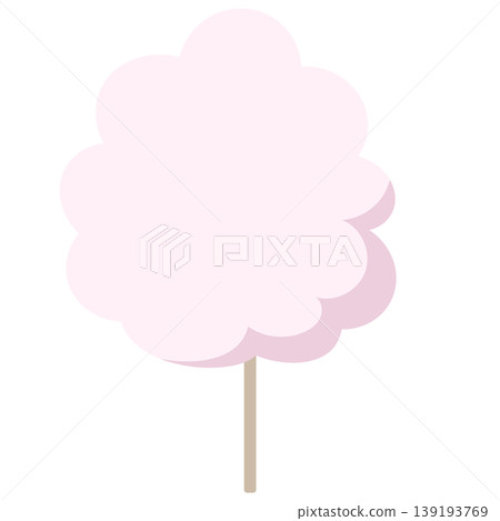 Cotton candy, festival sweets, street food, simple illustration Cotton candy, festival sweets, street food, simple illustration 139193769