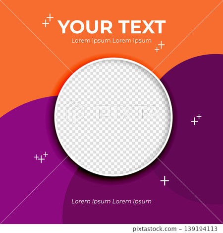 Social media business post banner with image space Social media business post banner with image space 139194113