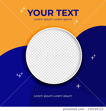 Social media business post banner with image space Social media business post banner with image space 139194115