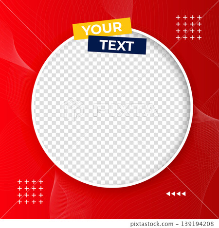 Social media business post banner with image space Social media business post banner with image space 139194208