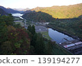 View downstream from the Tagokura Dam on the Tadami River in Fukushima Prefecture, October 30, 2025. 139194277