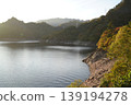 Dam lake near the Tagokura Dam on the Tadami River, Fukushima Prefecture, October 30, 2025 139194278