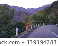 Asakusa-dake and Onigamen-yama as seen from National Route 252 near the Tagokura Dam over the Tadami River, October 30, 2025. 139194283