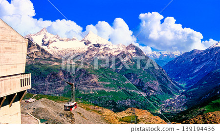 The beautiful scenery of Zermatt The beautiful scenery of Zermatt 139194436