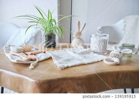 Eco-friendly baby care essentials for natural hygiene Eco-friendly baby care essentials for natural hygiene 139195913