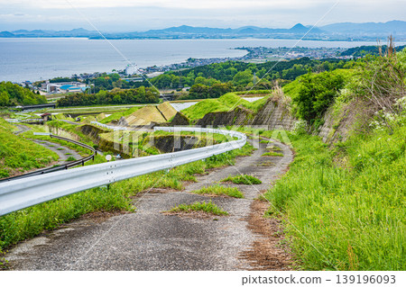 Terraced rice fields of Hachiyado, Otsu City, Shiga Prefecture Terraced rice fields of Hachiyado, Otsu City, Shiga Prefecture 139196093