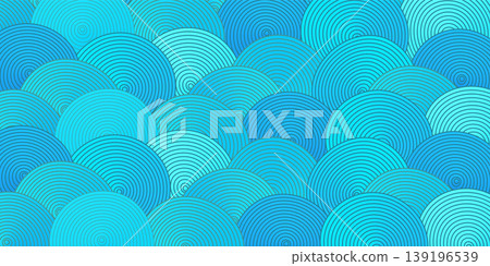 Blue abstract circular pattern background design Blue abstract circular pattern background design 139196539