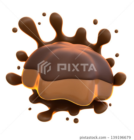 Chocolate Pudding 3D Icon, Glossy Chocolate Dessert Illustration for UI UX, Food Apps, Website Landing Pages, Social Media and E-commerce Chocolate Pudding 3D Icon, Glossy Chocolate Dessert Illustration for UI UX, Food Apps, Website Landing Pages, Social Media and E-commerce 139196679