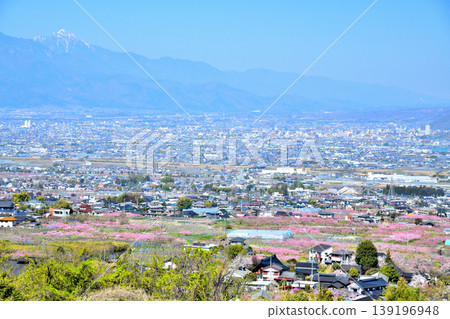從笛吹市眺望甲府市（山梨縣甲府市）[2026.4] 139196948